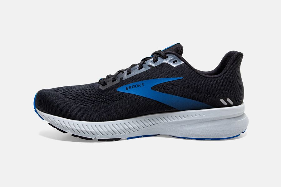 Brooks Launch 8 Road Loopschoenen Heren - Zwart/Grijs/Blauw - 769245SZR